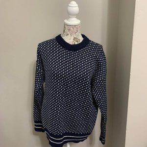 Vintage British Wool Naturally 100% Wool Sweater Size L